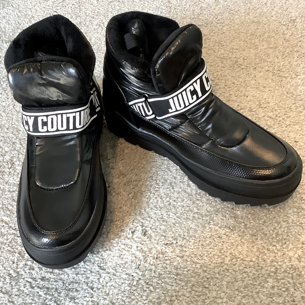 Women’s Juicy Couture Platform Winter Boots, Size 8